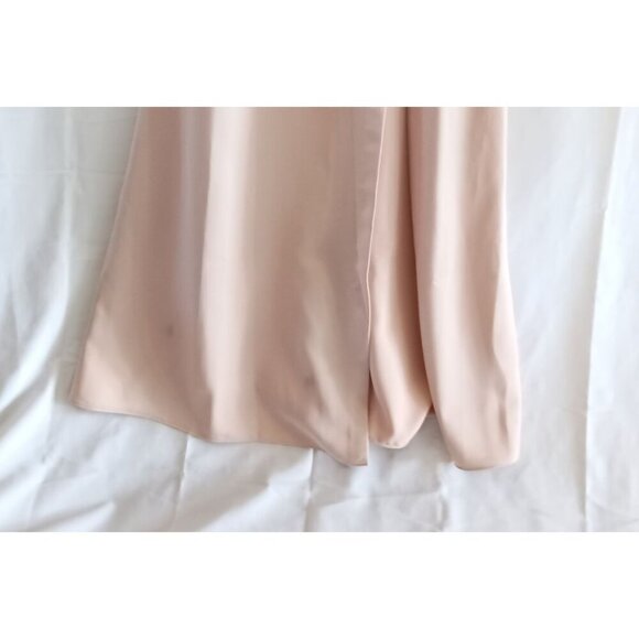 BHLDN Anthropologie Pale Pink Gown Prom Formal Wedding Size 8 - Picture 8 of 16